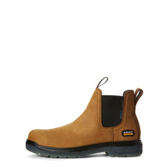 Ariat Aged Bark Turbo Chelsea Waterproof Carbon Toe Mens Work Boots 10027331
