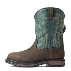 Ariat Bruin Brown WorkHog XT BOA Waterproof Carbon Toe Men's Work Boot 10038924