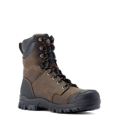 Ariat Dark Brown Treadfast 8 inch Men's Waterproof Work Boots 10042484