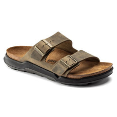 Birkenstock Faded Khaki Arizona Oiled Leather Rugged Men's Sandals R1018463