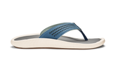 Olukai Slate Blue/Charcoal Ulele Men's Water-Ready Beach Sandals 10435-7S26