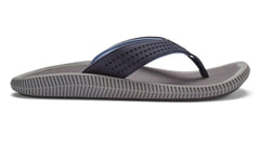 Olukai Blue Depth/Charcoal Ulele Men's Water-Ready Beach Sandals 10435-TF26