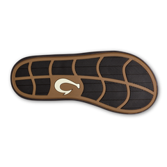 Olukai Lava Rock/Bold Blue Men's Lightweight Beach Sandals 10549-LR5G