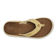 Olukai Toasted Coconut/Tan Pili Men's Waterproof Leather Sandals 10553-TC34