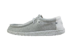 Hey Dude Stone White Wally Sox Mens Classic Slip On Shoes 110350703