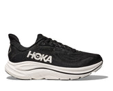Hoka Black/White Clifton 10 Men's Wide Width Running Shoes 1162032-BWHT