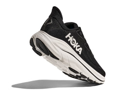 Hoka Black/White Clifton 10 Men's Wide Width Running Shoes 1162032-BWHT