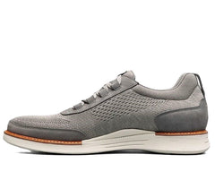 Florsheim Gray Launch Knit Elastic Men's Lace Moc Toe Slip On Shoes 14442-020