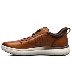 Florsheim Cognac Fleet Performance Toe Elastic Lace Sneaker 14443-221