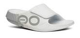 OOFOS Unisex OOahh Sport Flex Slide Sandal - Smoke Rally