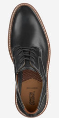 Johnston & Murphy Black Upton Plain Toe Men's Shoes 20-3521