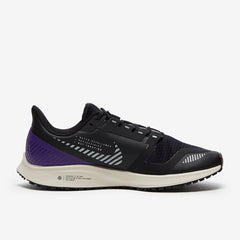 Nike Womens Pegasus 36 Shield - Black/Silver-Desert Sand