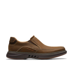 Clarks Brown Un Briley Step Beeswax Leather Men's Shoes 26179983