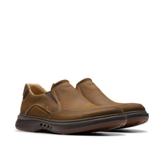 Clarks Brown Un Briley Step Beeswax Leather Men's Shoes 26179983