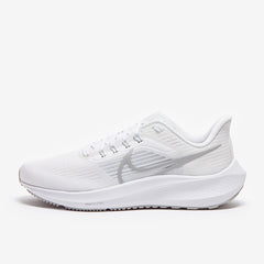Nike Womens Air Zoom Pegasus 39 - White/Metallic Silver