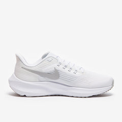 Nike Womens Air Zoom Pegasus 39 - White/Metallic Silver