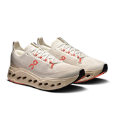 On Ivory/Salmon Cloudsurfer Max Wide Width Women's Running Shoes 3WF30573297