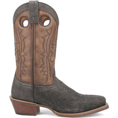 Laredo Grey/Tan Walker Men's 12 inch Square Toe Leather Boots 68473