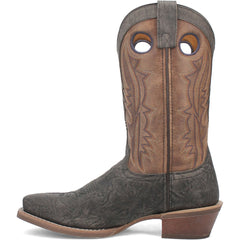 Laredo Grey/Tan Walker Men's 12 inch Square Toe Leather Boots 68473