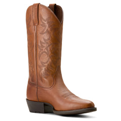 Ariat Cognac Heritage Men's R Toe Western Boots 10053736
