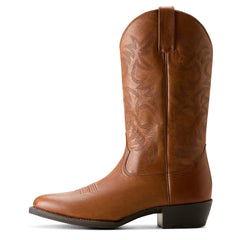 Ariat Cognac Heritage Men's R Toe Western Boots 10053736