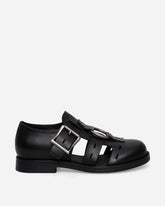 Bondage Belt Sandals Black