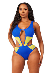 OCEAN CALLING SWIMSUIT-BLUE