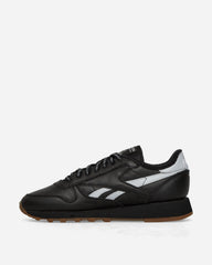 PLACES+FACES Classic Leather Sneakers Black / Silver