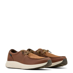 Ariat Reliable Brown/Tan Woven Emboss Buckeye Men's Waterproof Shoes 10061126