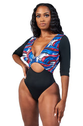 SUN SEEKER SWIMSUIT-BLACK