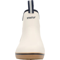 Xtratuf Ivory Navy Men's 6 inch Ankle Deck Boot XMAB100