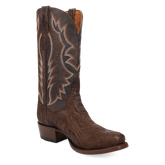 DanPost Brown/Brown Anders Ostrich Leg Men's 13 inch 7-Toe Boots DP3103