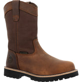 Georgia Boots Brown Core 37 Steel Toe Waterproof Men's Work Boots GB00639