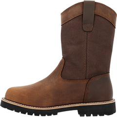 Georgia Boots Brown Core 37 Steel Toe Waterproof Men's Work Boots GB00639