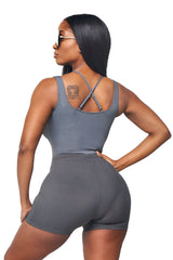 SENA BEACH SHORTS -GREY