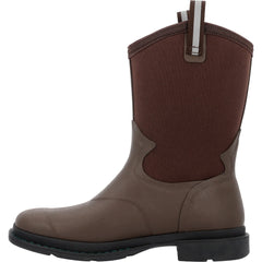Muck Brown Chore Mid Western Men's 12 inch Square Toe Waterproof Work Boots MCHWM90