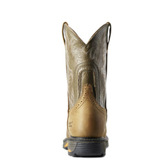 Ariat Aged Bark/Army Green Workhog Waterproof Ariat Mens Work Boots 10008633