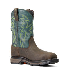 Ariat Bruin Brown WorkHog XT BOA Waterproof Carbon Toe Men's Work Boot 10038924