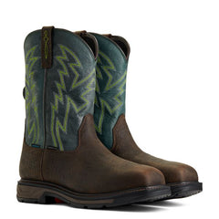Ariat Bruin Brown WorkHog XT BOA Waterproof Carbon Toe Men's Work Boot 10038924
