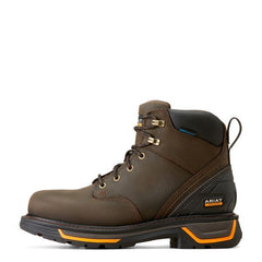 Ariat Iron Coffee Big Rig 6 inch H2O Soft Toe (no Safety Toe) Men's Round Toe Work Boots 10042551