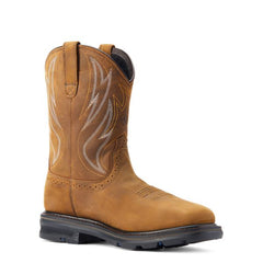 Ariat Distressed Brown Sierra Shock Shield Waterproof Steel Toe Men's Work Boots 10044544