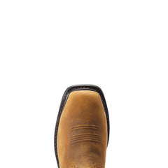 Ariat Distressed Brown Sierra Shock Shield Waterproof Steel Toe Men's Work Boots 10044544