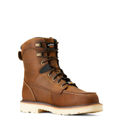 Ariat Distressed Brown Rebar Lift 8 inch Waterproof Men's Composite Toe Work Boots 10047028