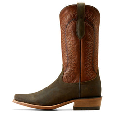 Ariat Olive Roughout/Copper Crunch Futurity Time Men's Cowboy Boots 10047717