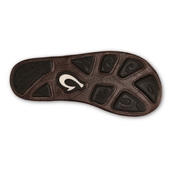 Olukai Rum/Dark Wood Hiapo Men's Leather Beach Sandals 10101-SK63