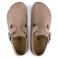 Birkenstock Taupe Suede Leather London Men's Closed Toe Shoes R1010503