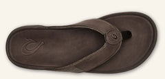 Olukai Dark Wood Tuahine Mens Comfort Sandals 10465-6363