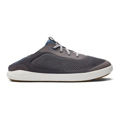Olukai Pavement/Vintage Blue Moku Pae Men's Breathable Boat Shoes 10472-PVVN