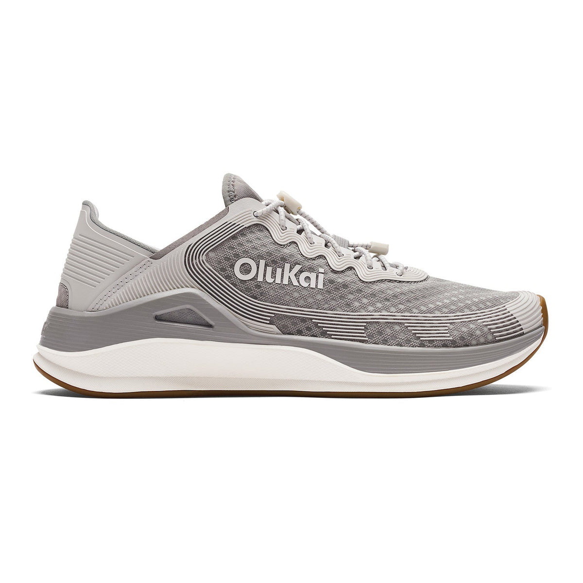 Olukai Ash/Sterling 'Ahi Men's Performance Marine Shoes 10554-AU6L
