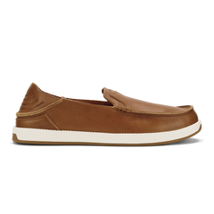 Olukai Fox Kakaha Nia Men's Leather Slip On Shoes 10557-FXFX